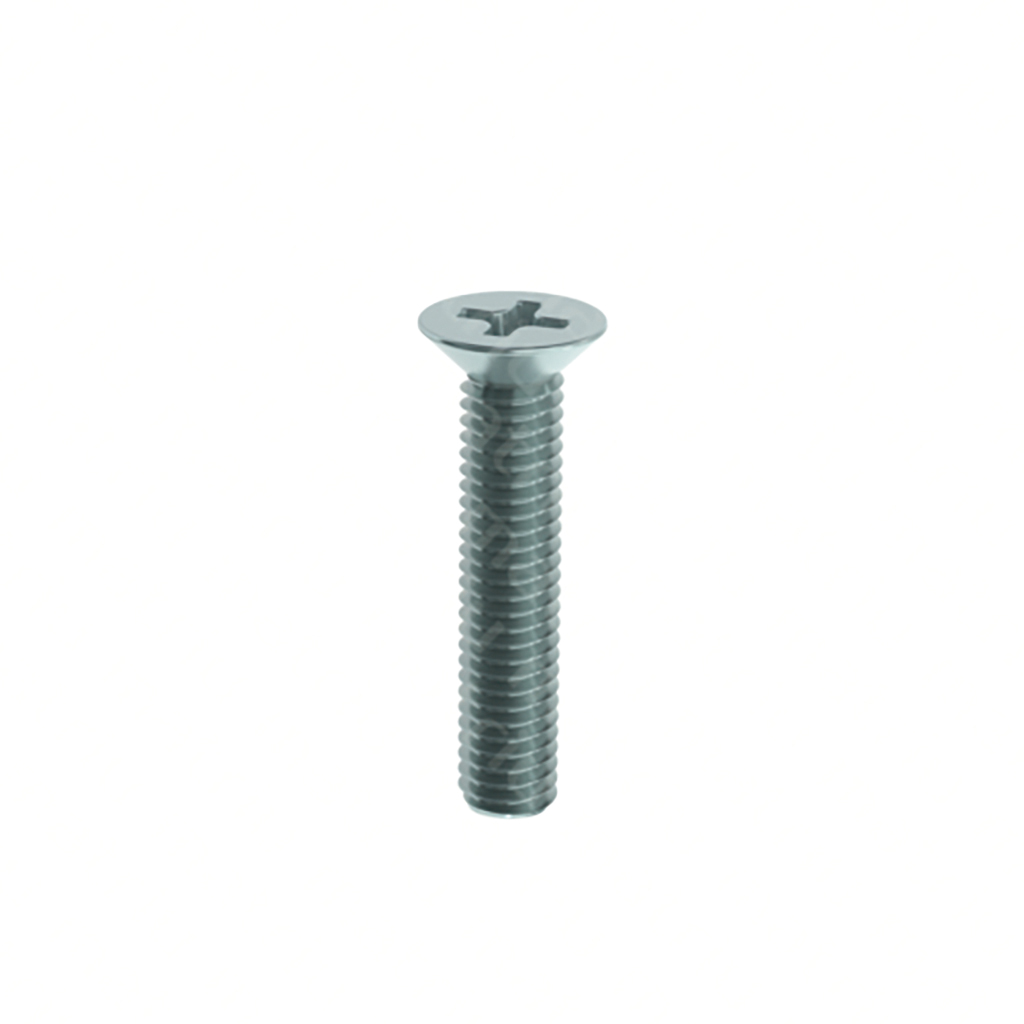 SCREW DIN965 M3X20 ZINC, 1000UNITS/PACKAGE