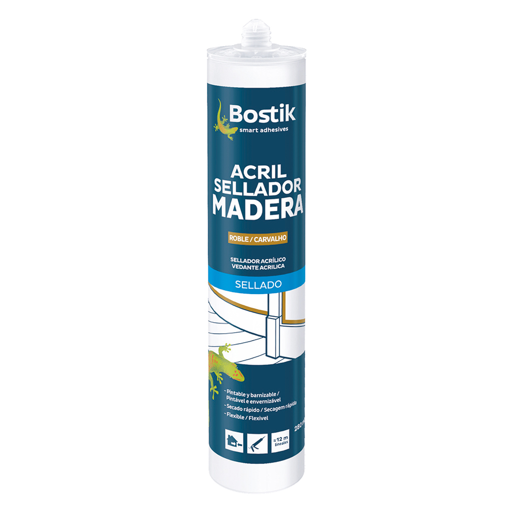 ACRIL SELLADOR MADERA Cartucho 280 ml Cerezo