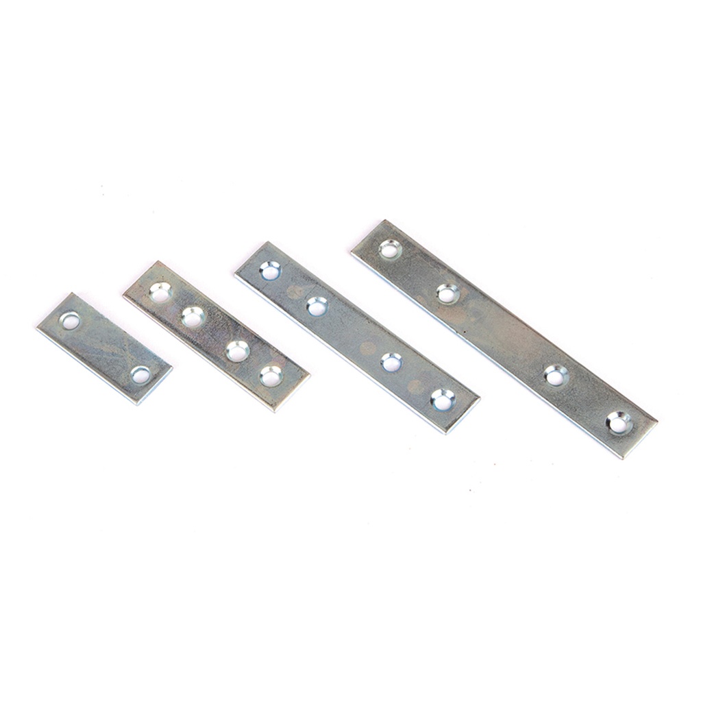 SQUARE EDGE STRAIGHT BRACE ZINC PLATED 100X15MM