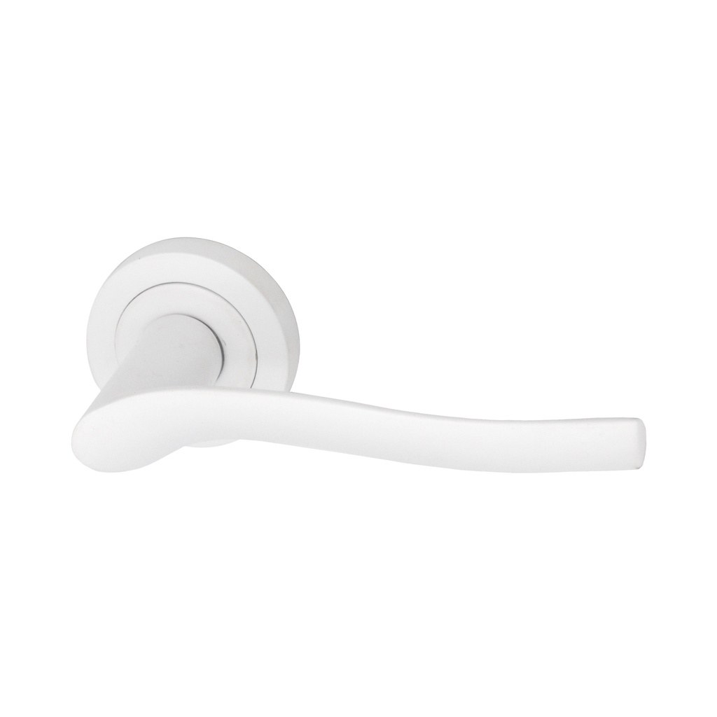 SET ROUND ROSETTE A0130 ALUMINIUM WHITE