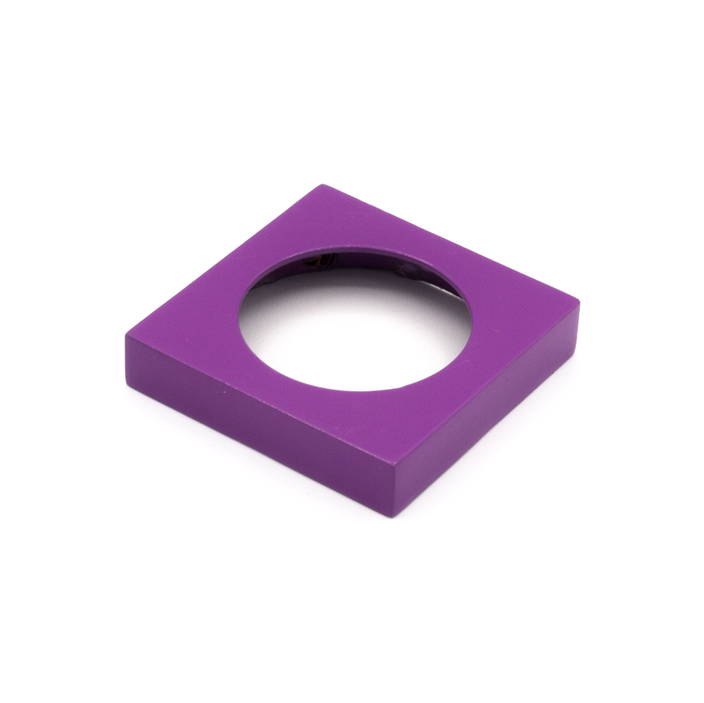 SET SQUARE ROSETTE WITHOUT RING LILAC