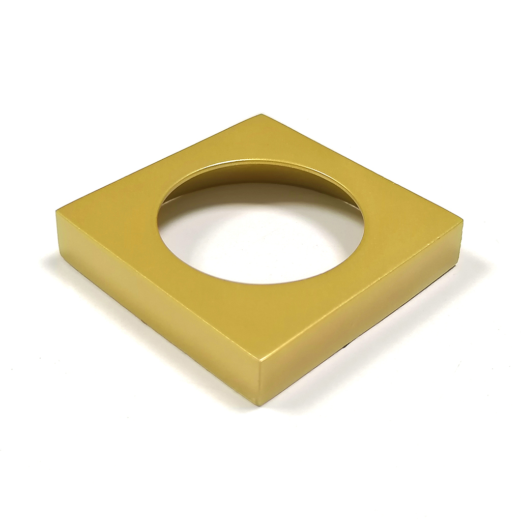 SET SQUARE ROSETTE WITHOUT RING BRASS