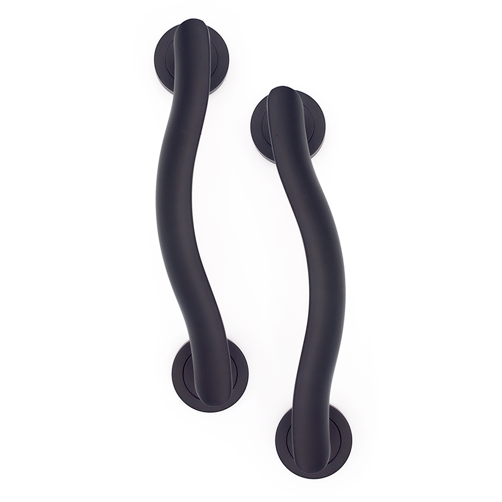 SET PULL HANDLE AP2502 MATT BLACK 