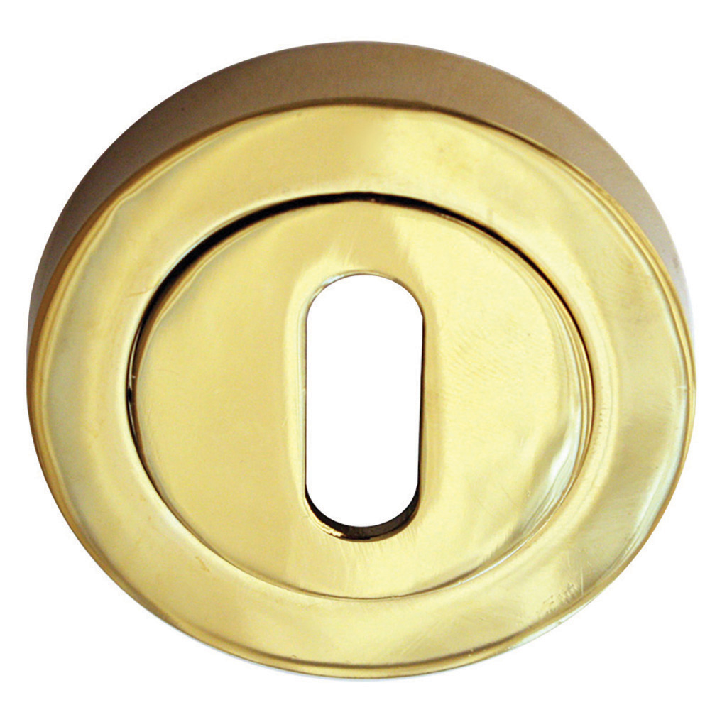 ROUND OVAL KEYHOLE 50 BRASS