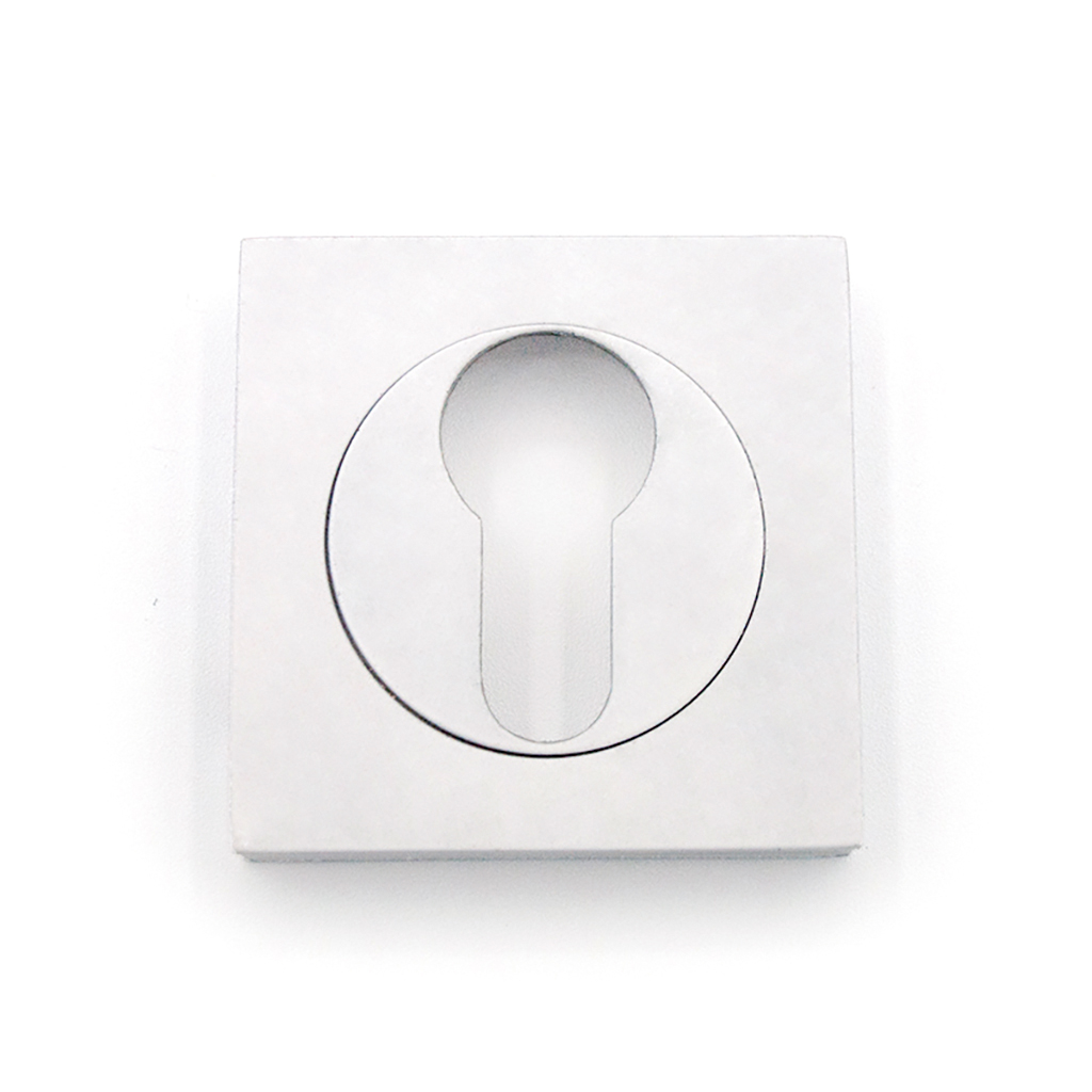 SQUARE PEAR KEYHOLE 50X50 WHITE