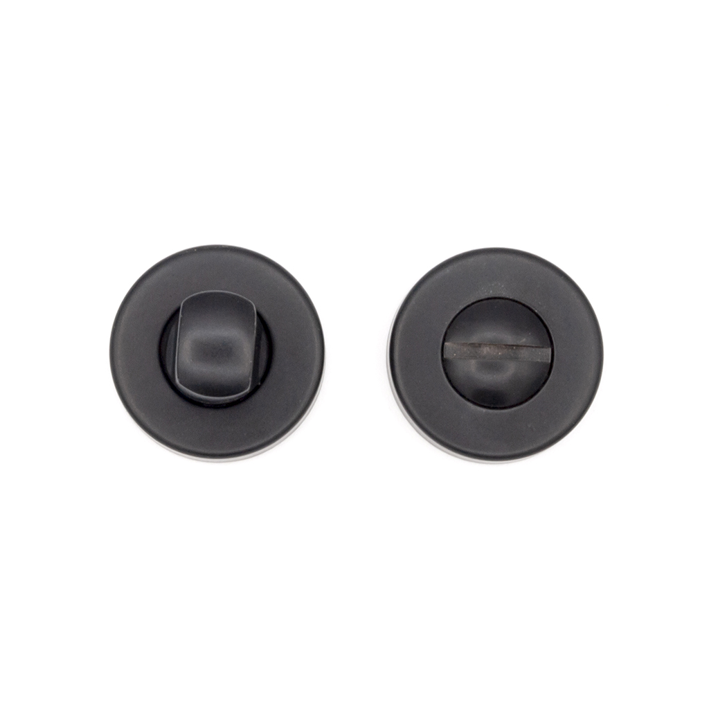 ROUND THUMBTURN 35 STAINLESS, BLACK