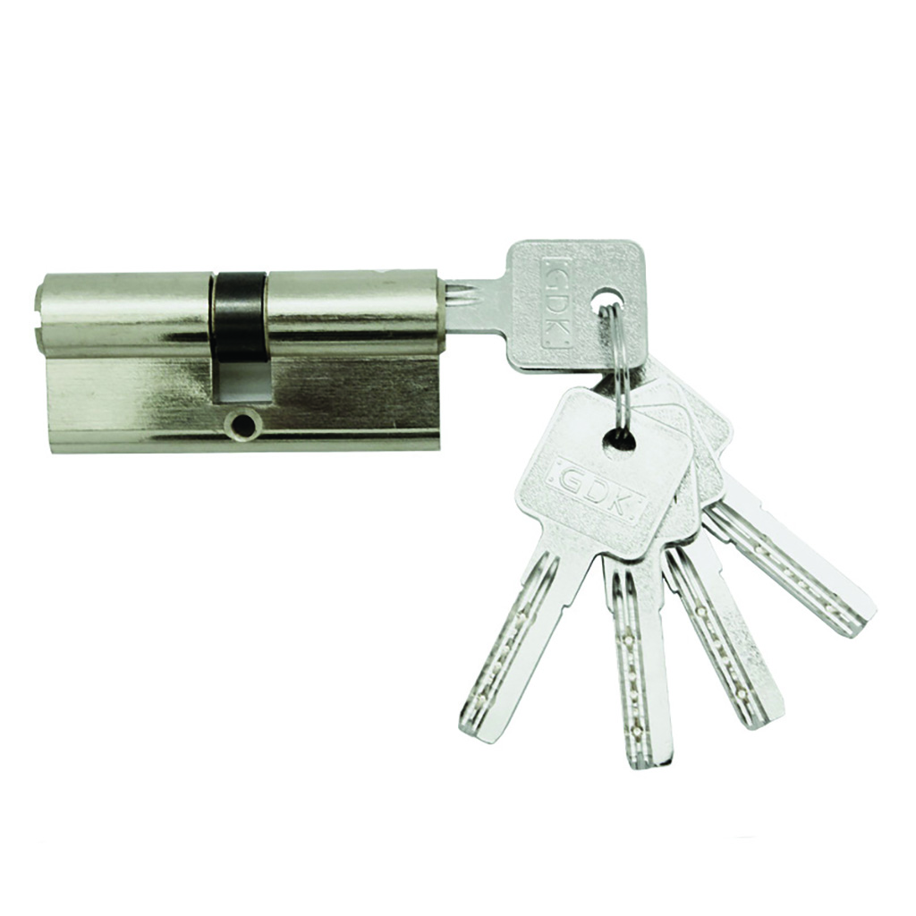 CILINDRO EUR.AMAEST. PORTERIA 70mm LLAVE SEGURIDAD