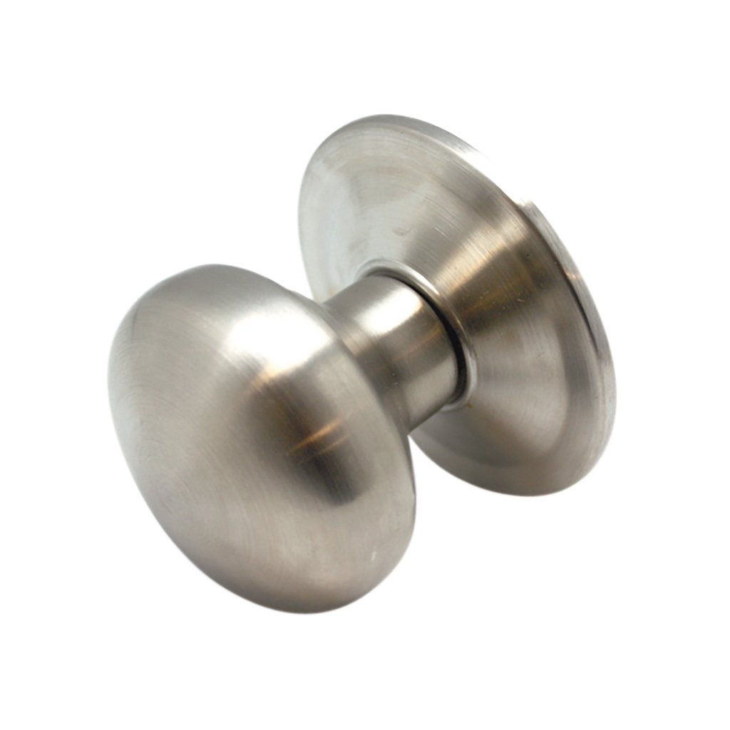 FLAT DOOR KNOB NICKEL