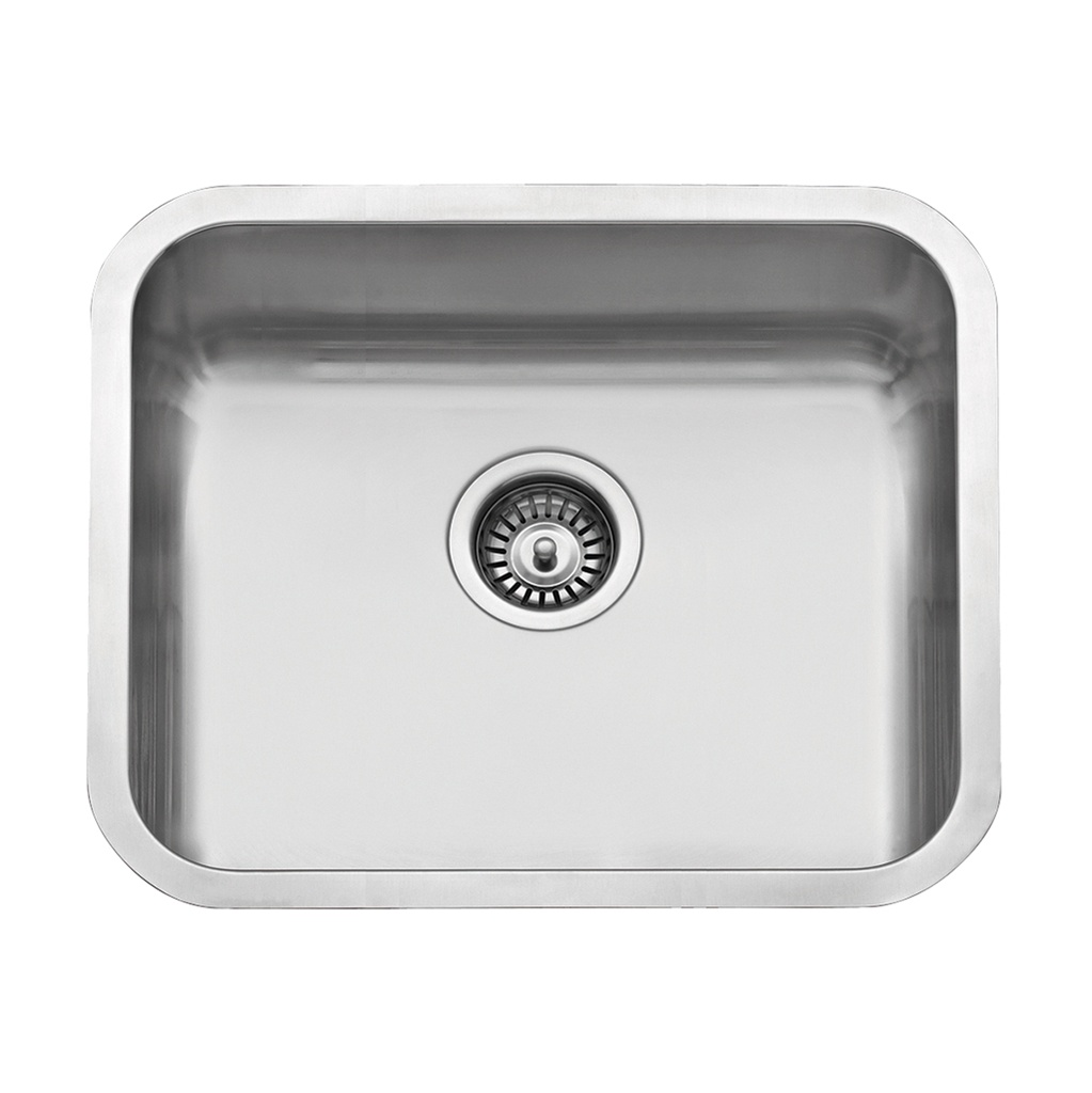 UNDERMOUNT SINK ROUND EDGE 450X550X200MM, STAINLESS