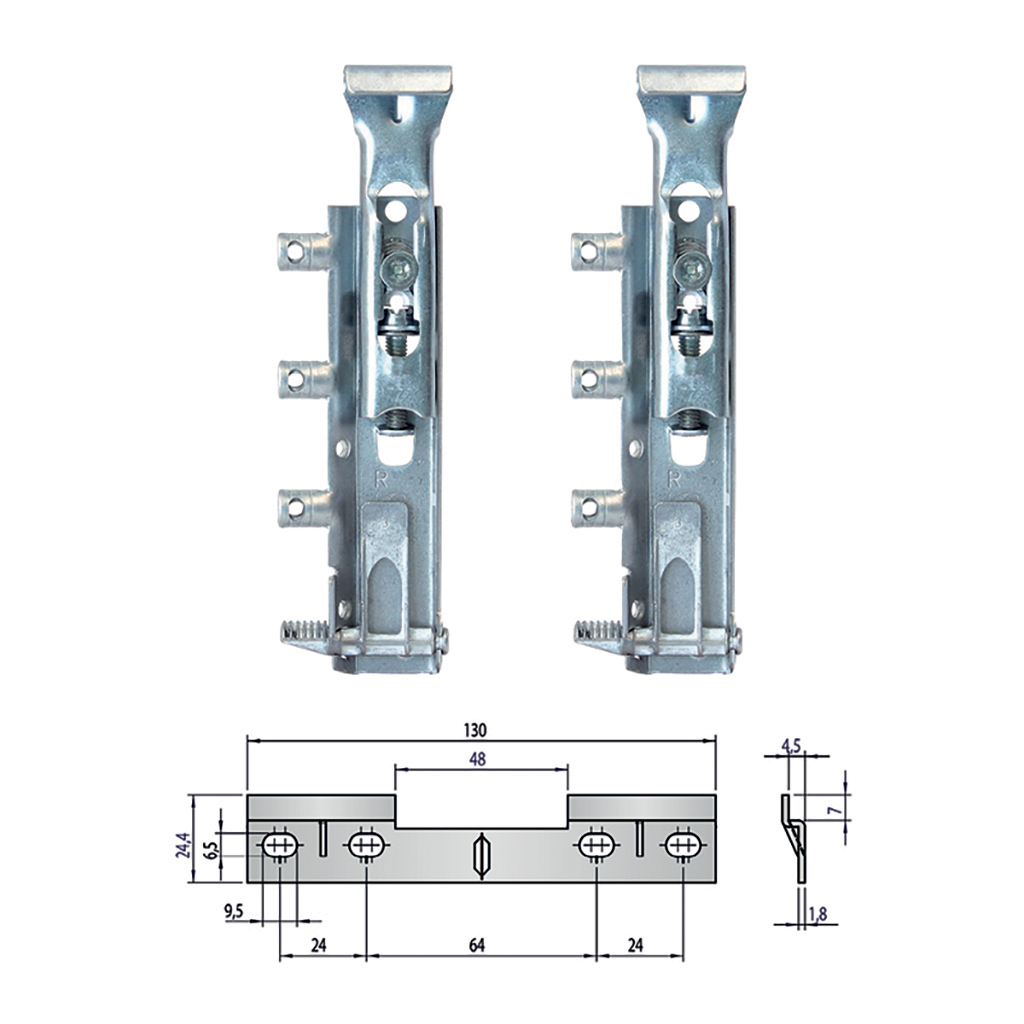 KIT 2 TRASER-6 MONTAJE RAPID + SOPORTE DOBLE