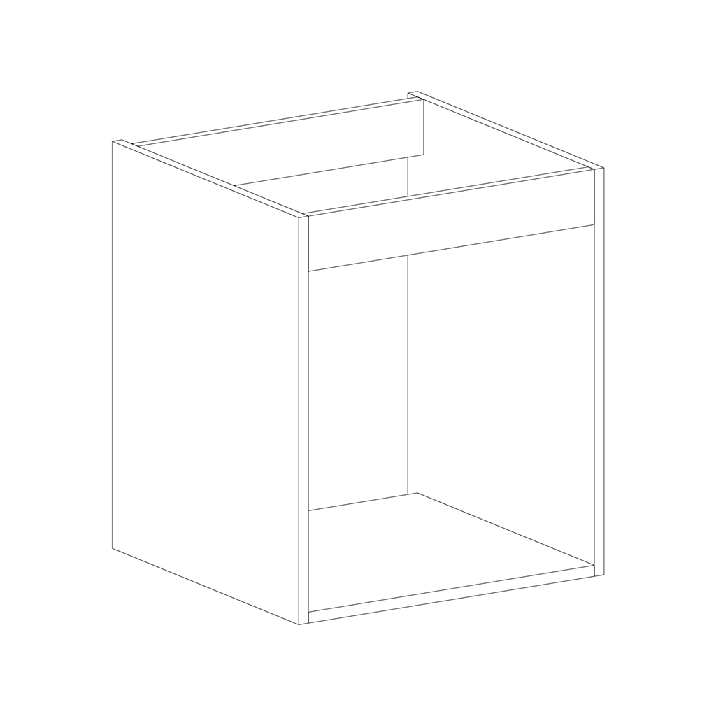 SINK-BASE CABINET 800X450 ALUMINIUM