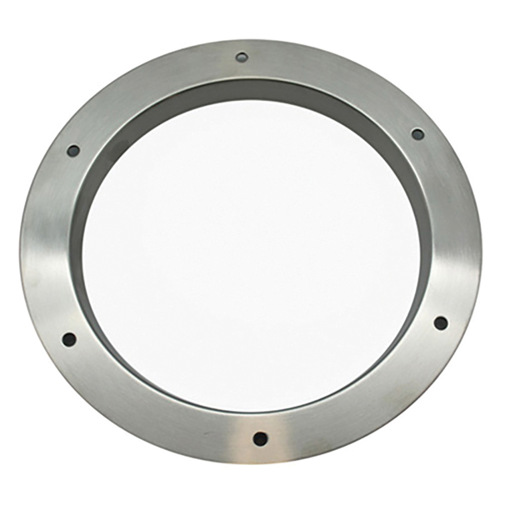 MARCO CIRCULAR INOX 45mm C/ CRISTAL TEMPLADO
