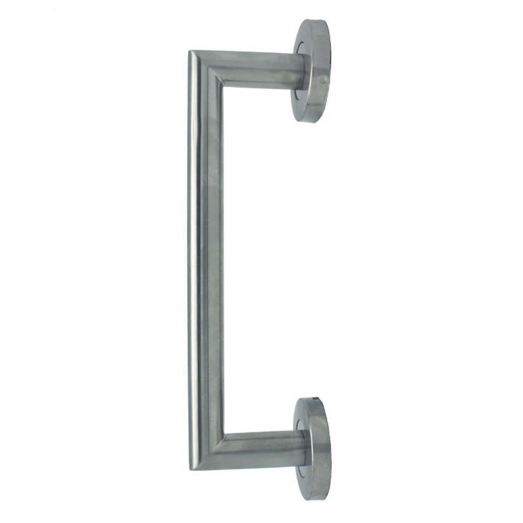 TUBULAR STAINLESS STEEL PULL HANDLE W/ROSETTE 17050 SS160