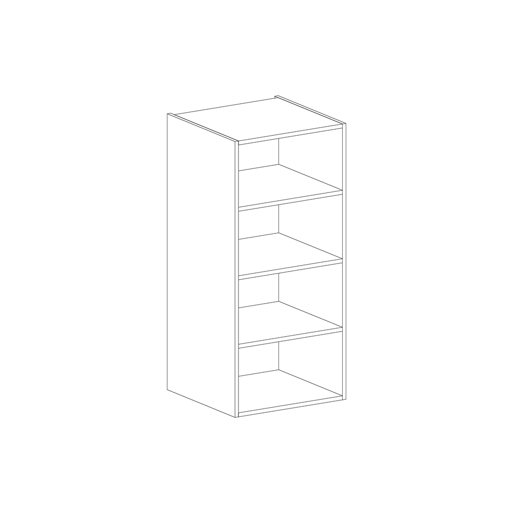SEMICOLUMN CABINET 1500X600 ALUMINIUM