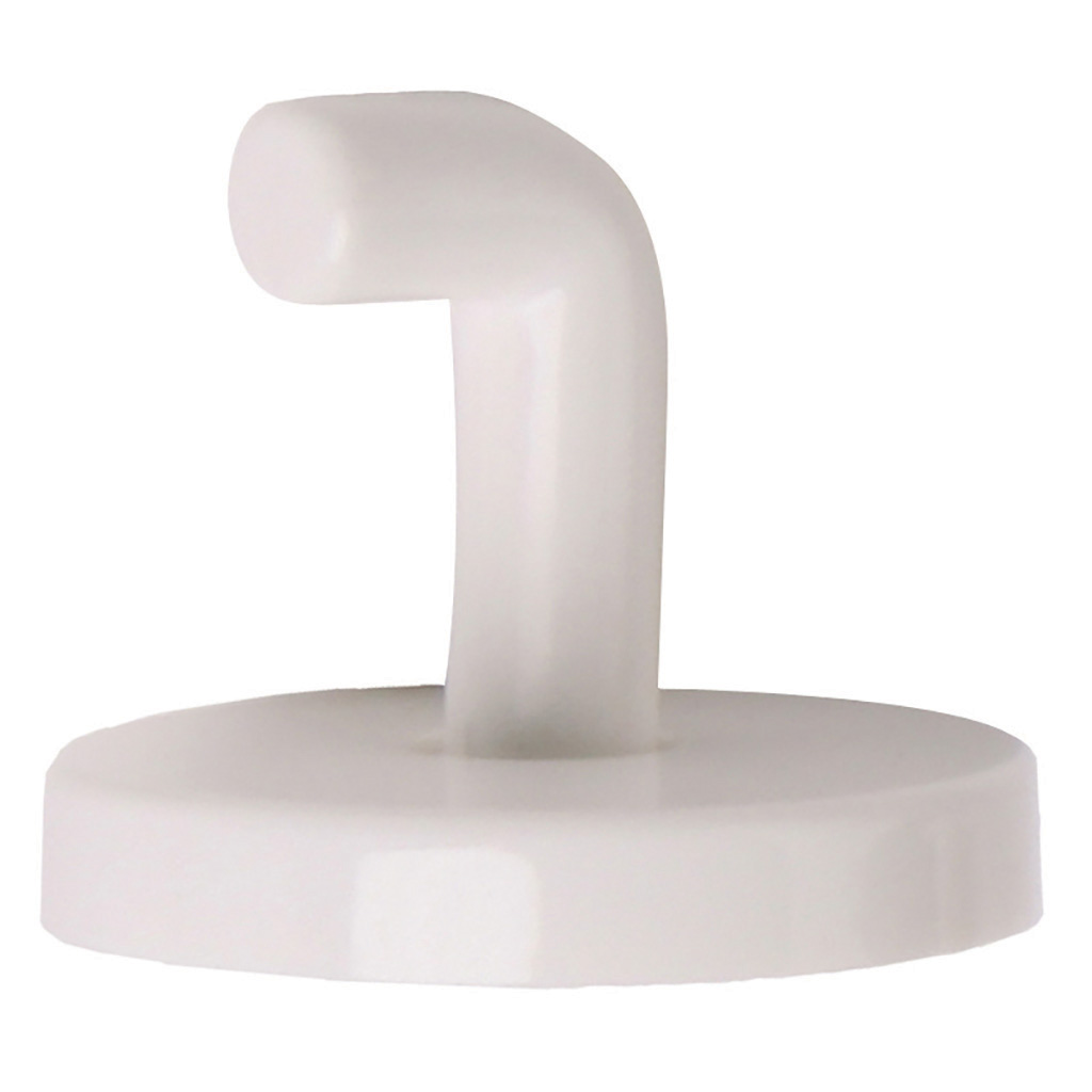 PERCHA PUERTA CABINA NYLON BLANCO