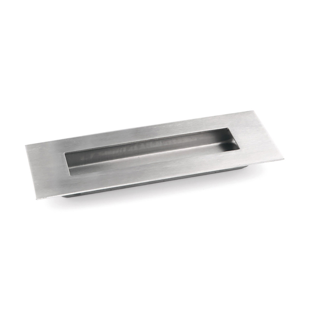 TIRADOR DE EMBUTIR INOX 50X150mm, SATINADO