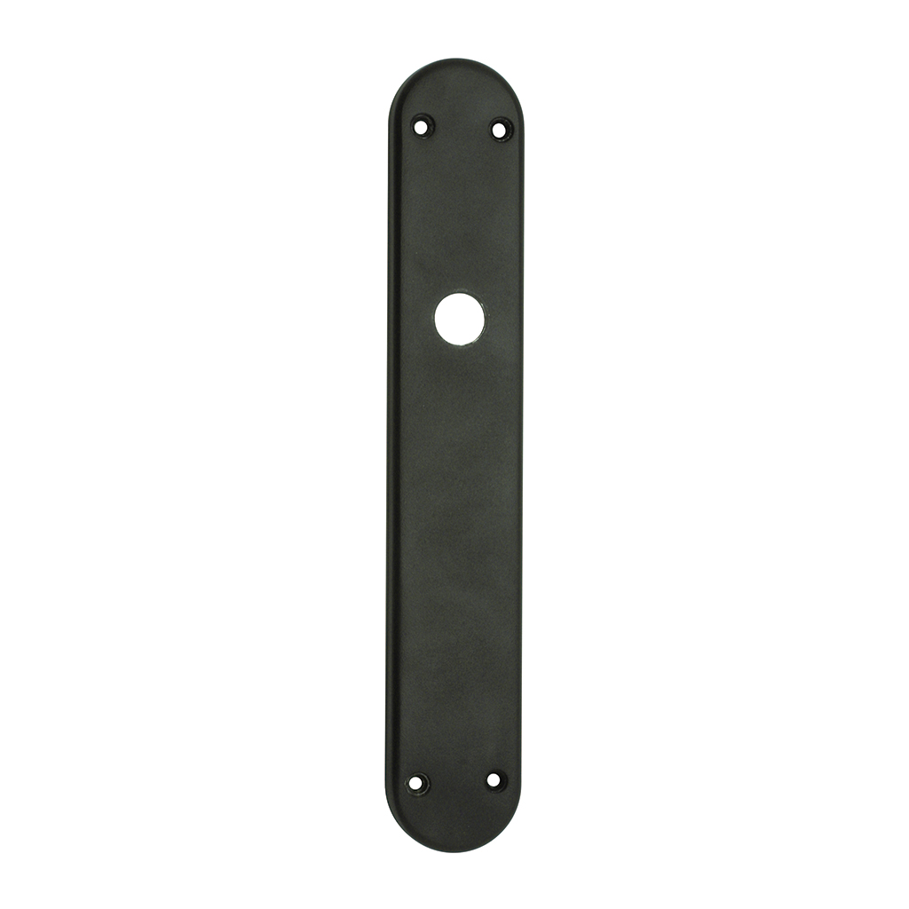 JGO. 2xPLACA LARGA OVALADA SIN BOCALLAVE NEGRO