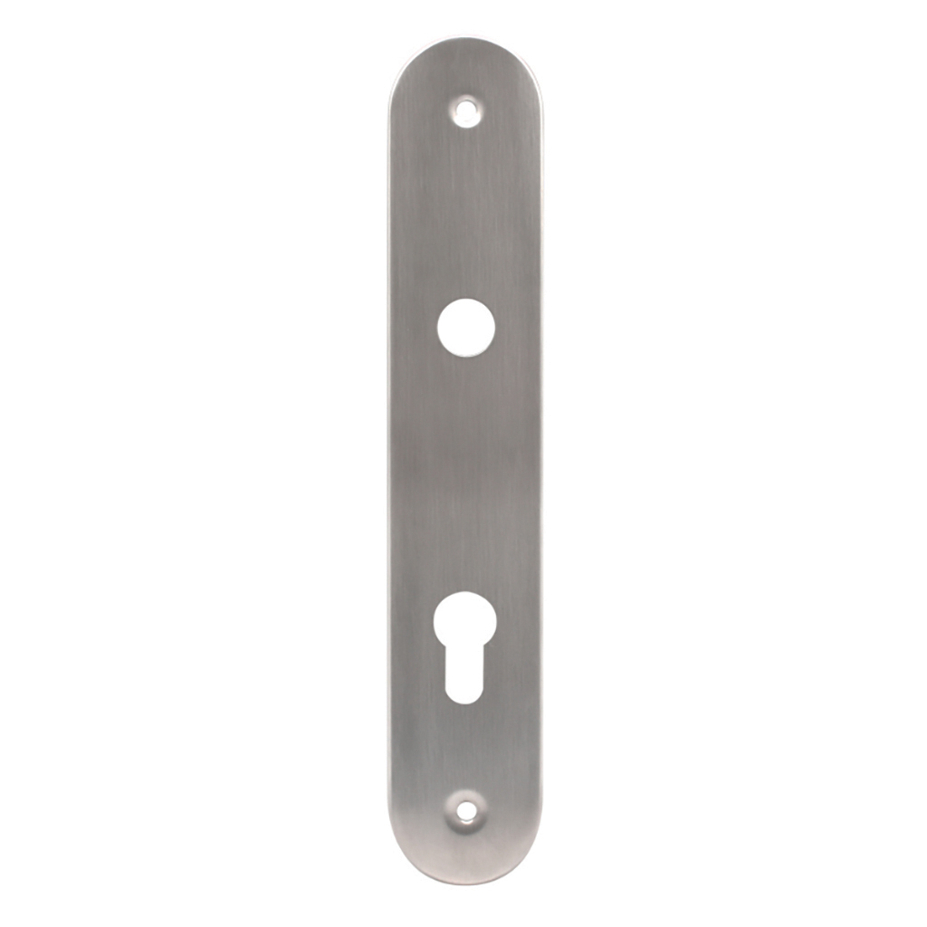 JGO. 2xPLACA LARGA INOX CON BOCALLAVE