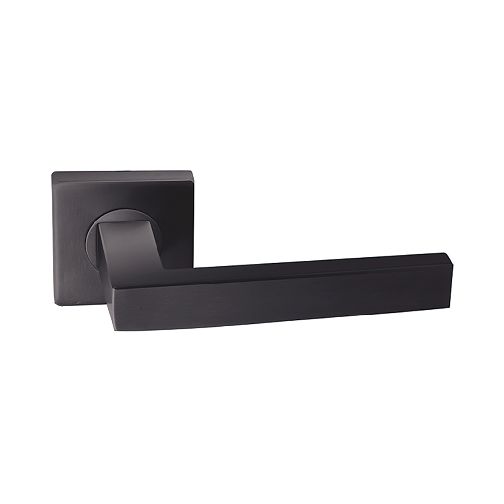 JGO. MANIVELA PLACA LARGA INOX PLQDC01, NEGRO