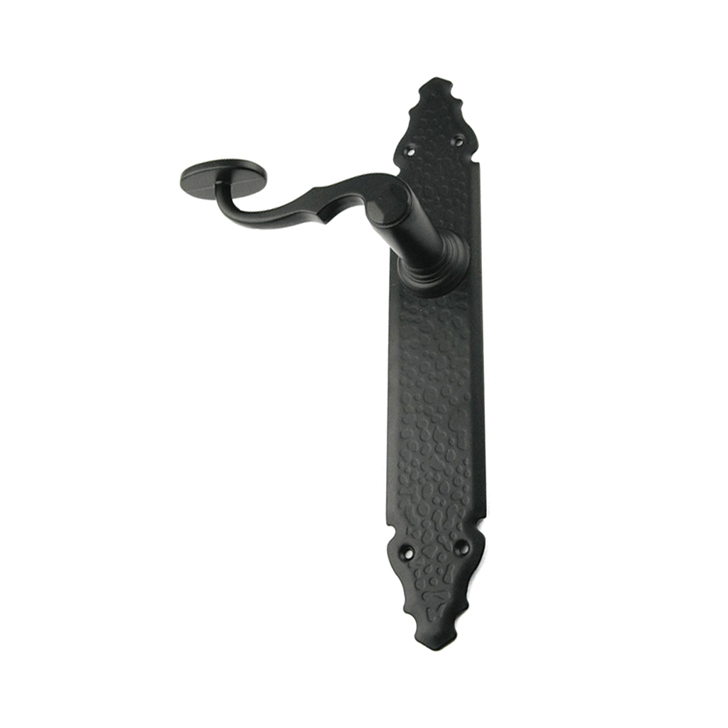 MANIVELA RÚSTICA RELIEVE 43X272mm NEGRO