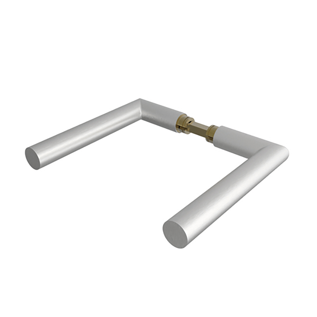 JGO MANETAS TUBULAR CANTO RECTO INOX SAT S/ROSETA