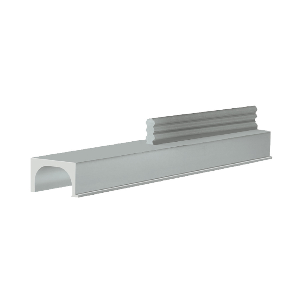 TIRADOR EMBUTIR GOLA SUPERIOR, L3000mm PLATA,BARRA, BARRA DE 3 METROS