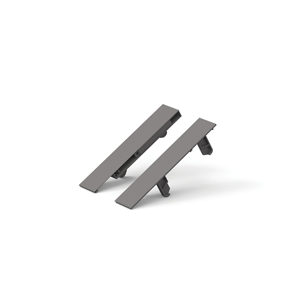 FRONT SUPPORT BRACKETS H185mm, SLATE GRAY