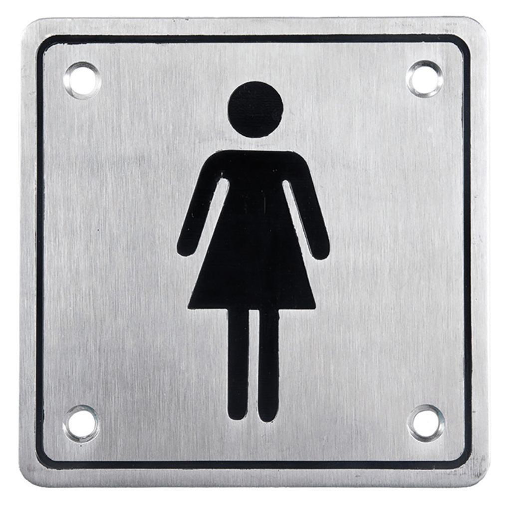 SIGN WC SQUARE, WOMAN