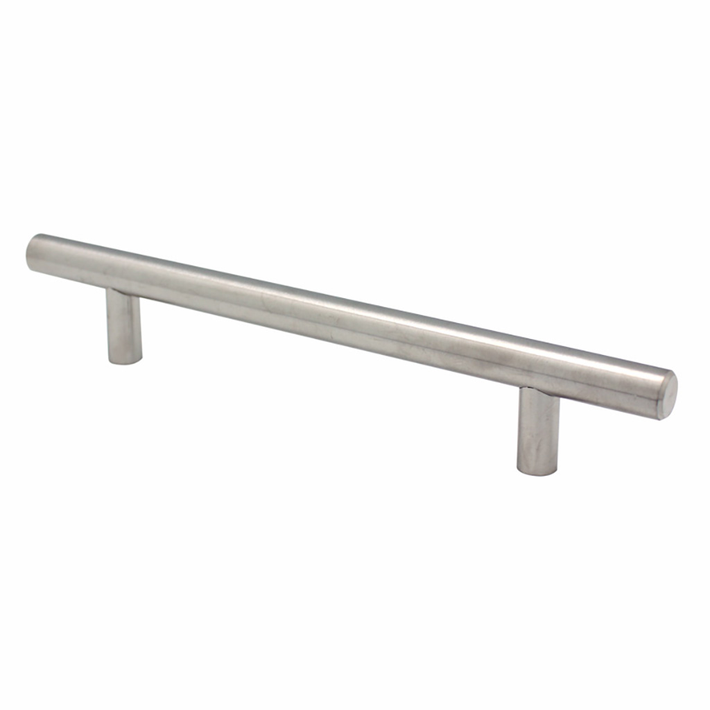 TIRADOR TUBULAR D12 C/C292, L352, INOX SATINADO