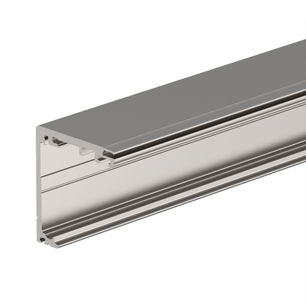 PERFIL ALUM. GUIA SUPERIOR L2000MM, ANOD PLATA