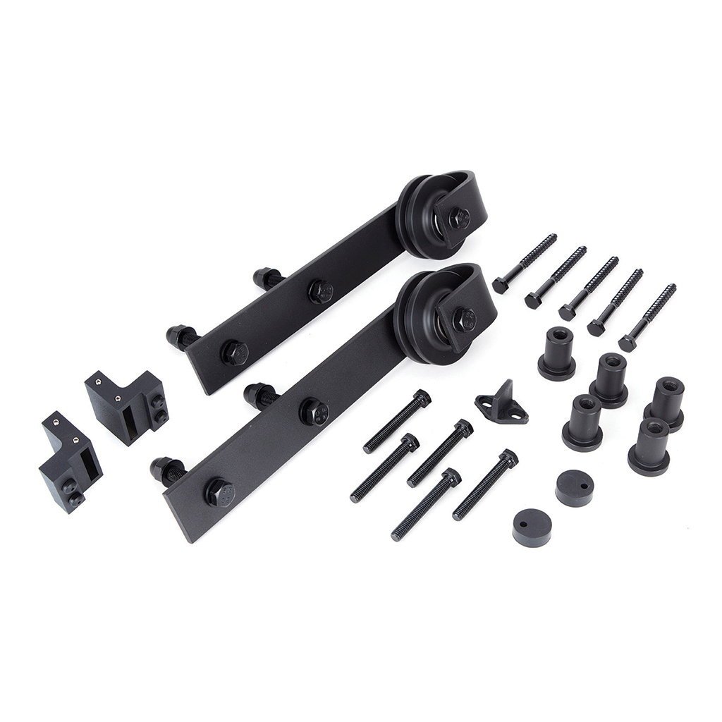 KIT PTA CORREDERA RUSTICA MOD BT, NEGRO