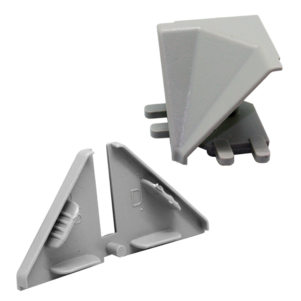 SET ACCESORIOS COPETE TRIANGULAR PVC/ALU