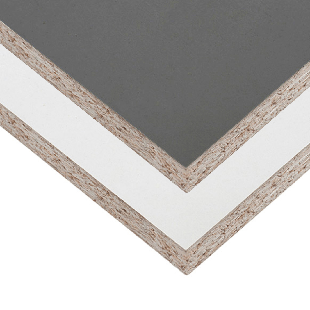 SET BACK+BACK PANEL 16mm ANTHRACITE/WHITE , 89X500