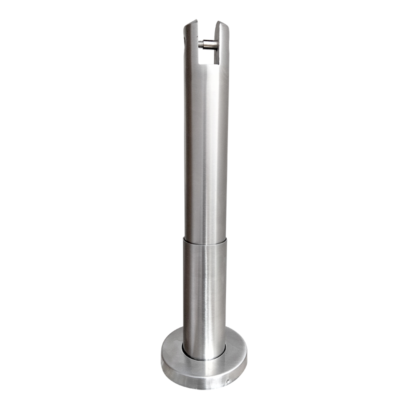 PATA REGULABLE CABINA SS304 SATINADO ALTURA 209-262MM