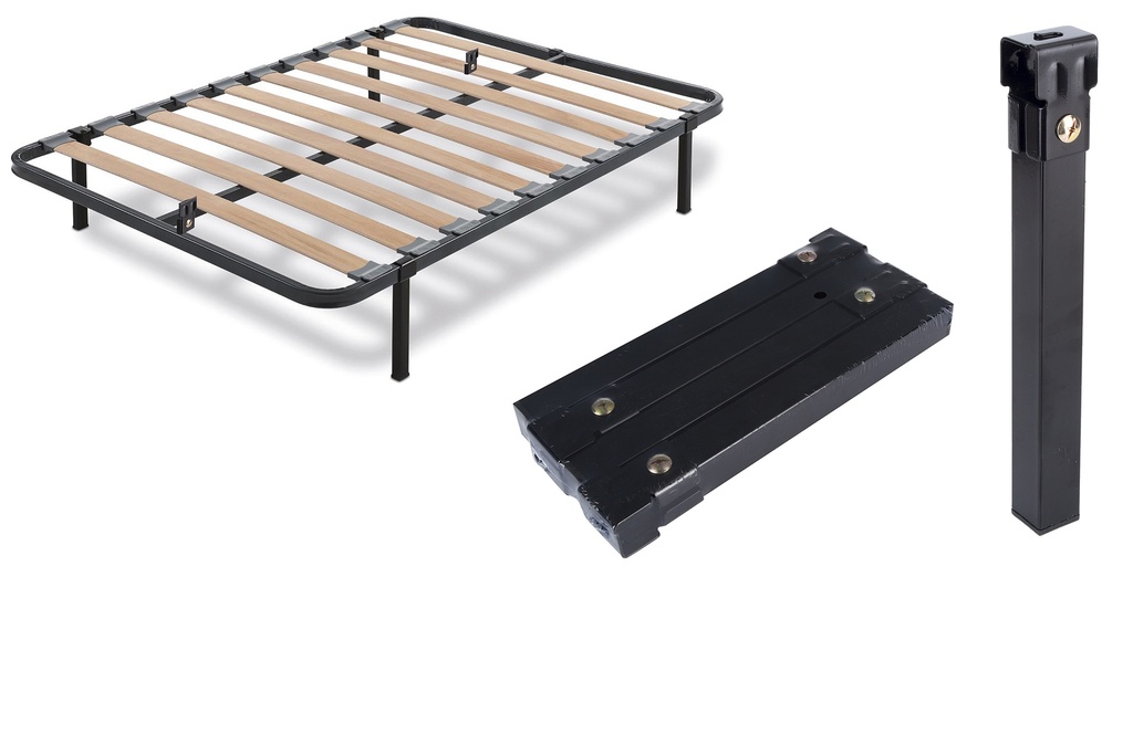 PATA DE SOMIER NEGRO 30X30X260 MM