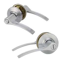 [15350SCBK] LOCK WITH CHROME-PLATED LOCKING BOLT