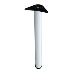 [2710BL] TABLE LEG 710X60X1.2 WHITE