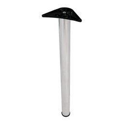 [2710NS] TABLE LEG 710X60X1.2 NICKEL SATIN