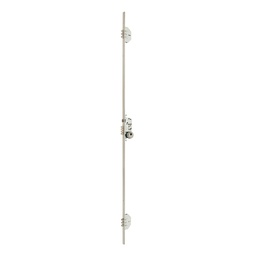 [3P2110X40P] CERRADURA SEG. 3 PUNTOS L2110 PLATA +CERRADERO 40, CERRADERO DE 40MM