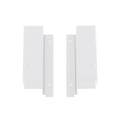 [58AYPBF100000] SET OF STEEL BACK FIXINGS H120 WHITE