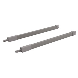 [58RYD3S84000L] LEFT STEEL RECTANGULAR RAILING SCREW-ON 400 ANTHRACITE