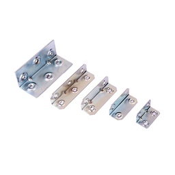 [628C] CORNER BRACE REINFORCEMENT L-SHAPED BRACKET ZINC PLATED 64X21X14MM