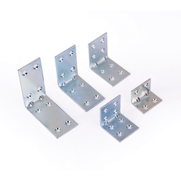 [63060C] CORNER BRACE REINFORCEMENT L-SHAPED BRACKET ZINC PLATED 30X60X60