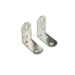 [732100C] 90 L ANGLE SHAPED BRACKET ROUND EDGE 100X100X20 ZINC PLATED