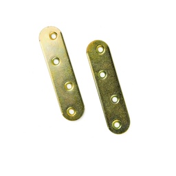 [734100B] ROUND EDGE STRAIGHT BRACE 100X19MM BICHROMATED