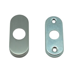 [A05 OV-SS] STAINLESS STEEL OVAL ROSETTE FOR MOUNTING