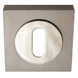 [B A05-OVAL SN] SQUARE OVAL KEYHOLE 50*50 NICKEL