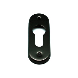 [B OVAL NE] OVAL PEAR KEYHOLE 30x80, BLACK