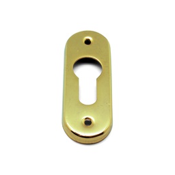 [B OVAL PVD] OVAL PEAR KEYHOLE 30x80, BRASS