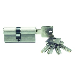 [C30+40 SN] CILINDRO EUR.DESCENTRADO 70mm LLAVE SEGURIDAD NIQU